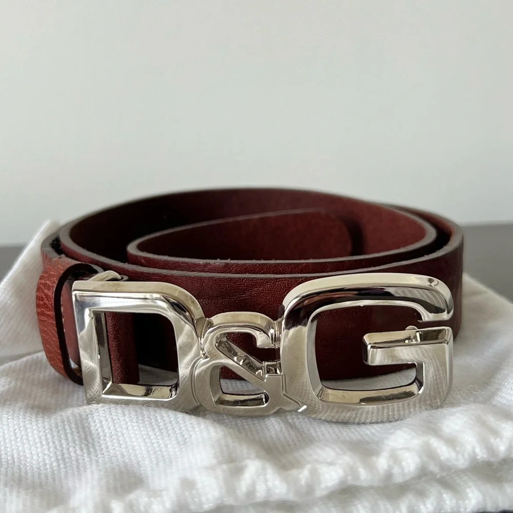 Dolce & Gabbana Vintage Brown Leather Belt - Picture 4 of 9